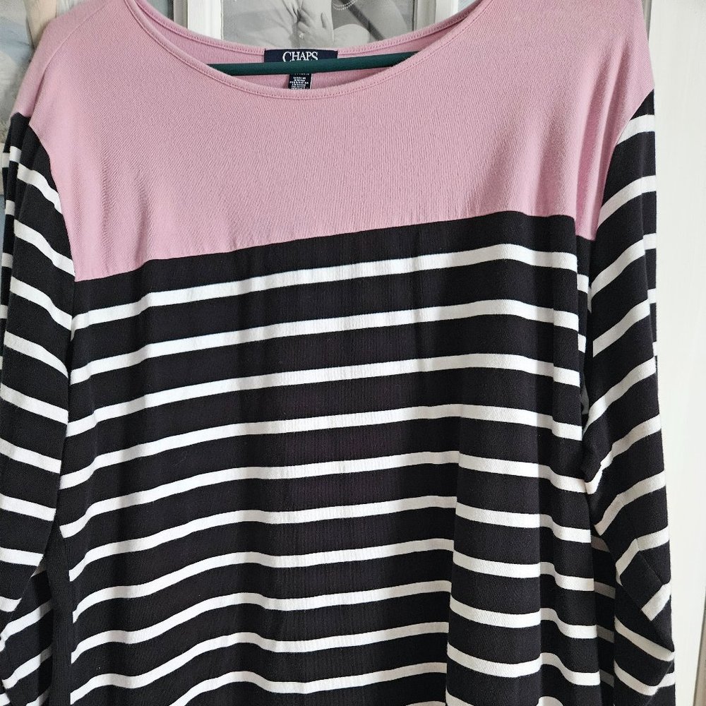 Chaps womens 3/4 sleeve 2x